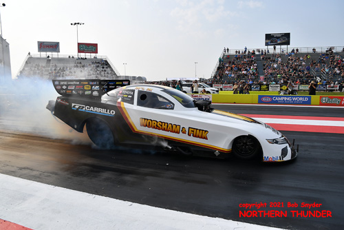 Del Worsham - 
'Worsham & Fink' burnout